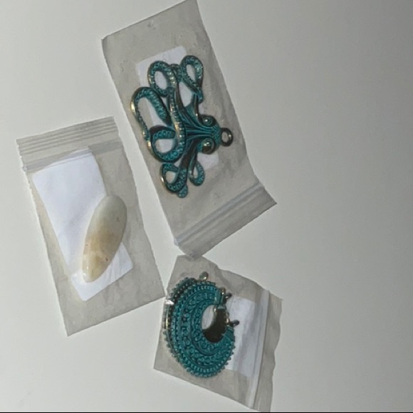 Jewelry Making Beads and Findings Mixed Lot Lava Stone Amazonite Carnelian - Picture 15 of 16